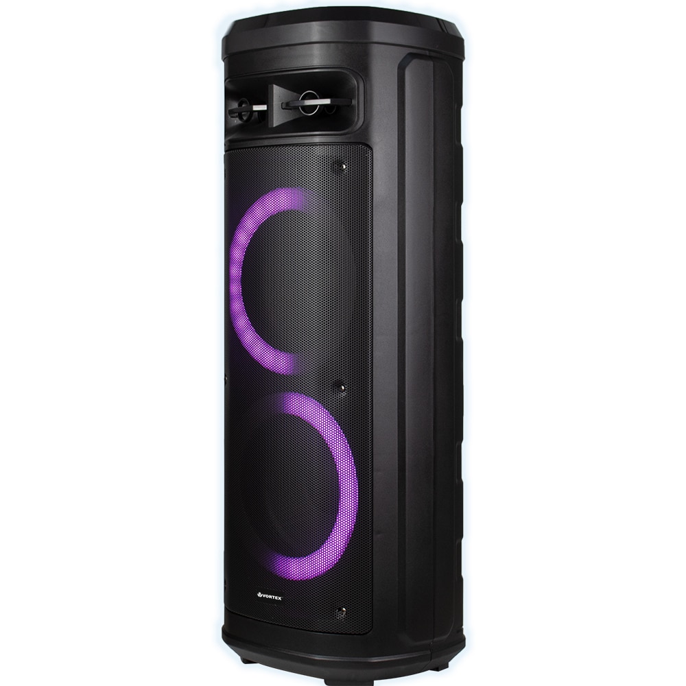 Boxa portabila VORTEX VO2621, 50W RMS, Bluetooth, Radio FM, negru