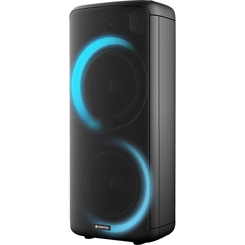 Boxa portabila VORTEX VO2622FRF, 50W RMS, Bluetooth, Radio FM, negru