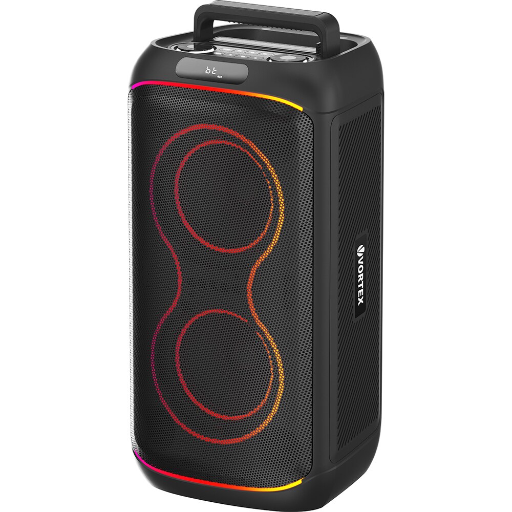 Boxa portabila VORTEX VO2623, 40W RMS, Bluetooth, negru