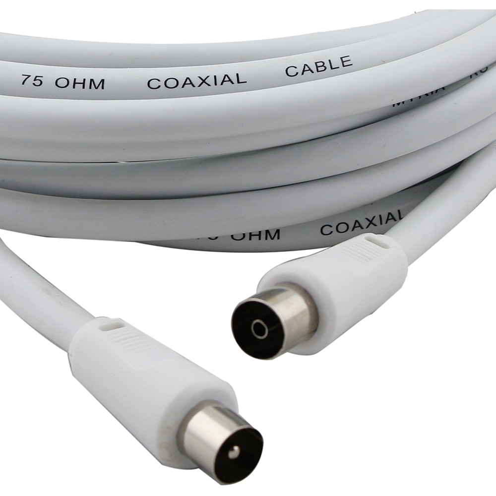 Cablu antena coaxial VORTEX VO2834, 10m, alb