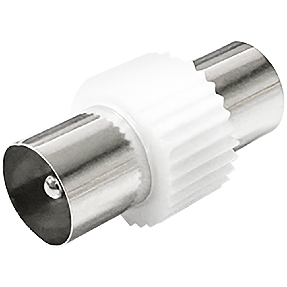 Cablu antena coaxial VORTEX VO2842, 1.5m, alb + Adaptor