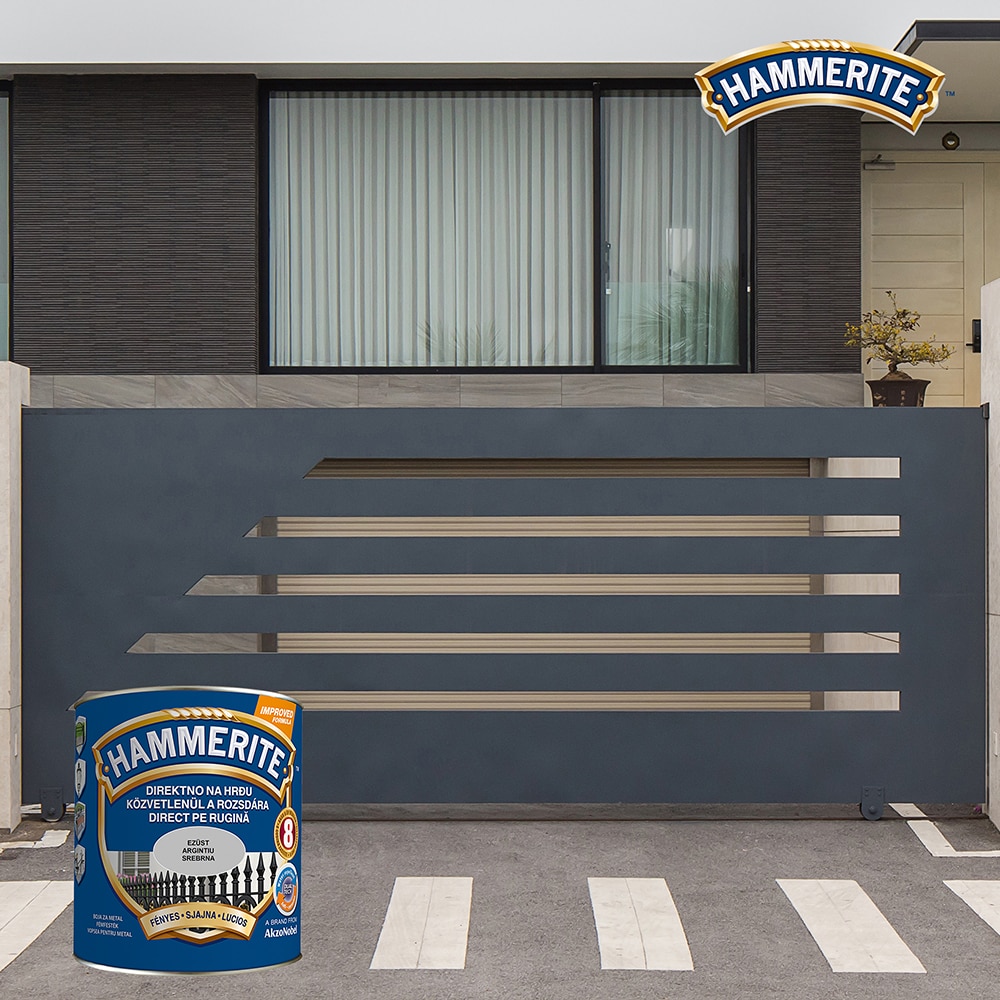 Email lucios Hammerite, argintiu, 0.75 l