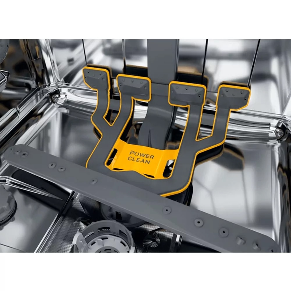 Masina de spalat vase independenta WHIRLPOOL W7F HS31, 6th Sense, 15 seturi, 8 programe, 60 cm, Clasa D, alb