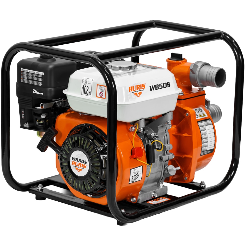 Motopompa Ruris WB 50S, 4 timpi, 7 CP, 25 m3/h