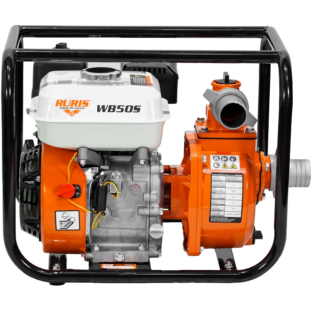 Motopompa Ruris WB 50S, 4 timpi, 7 CP, 25 m3/h