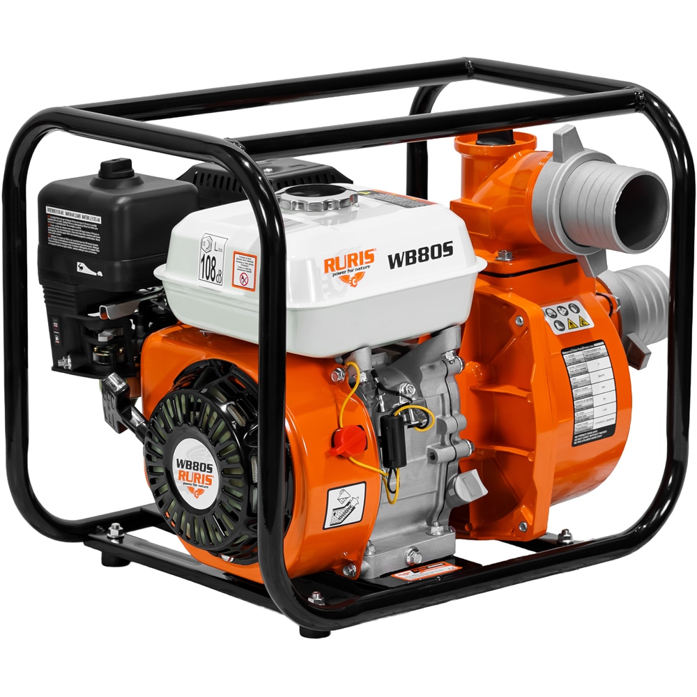 Motopompa Ruris WB 80S, 4 timpi, 7 CP, 48 m/h