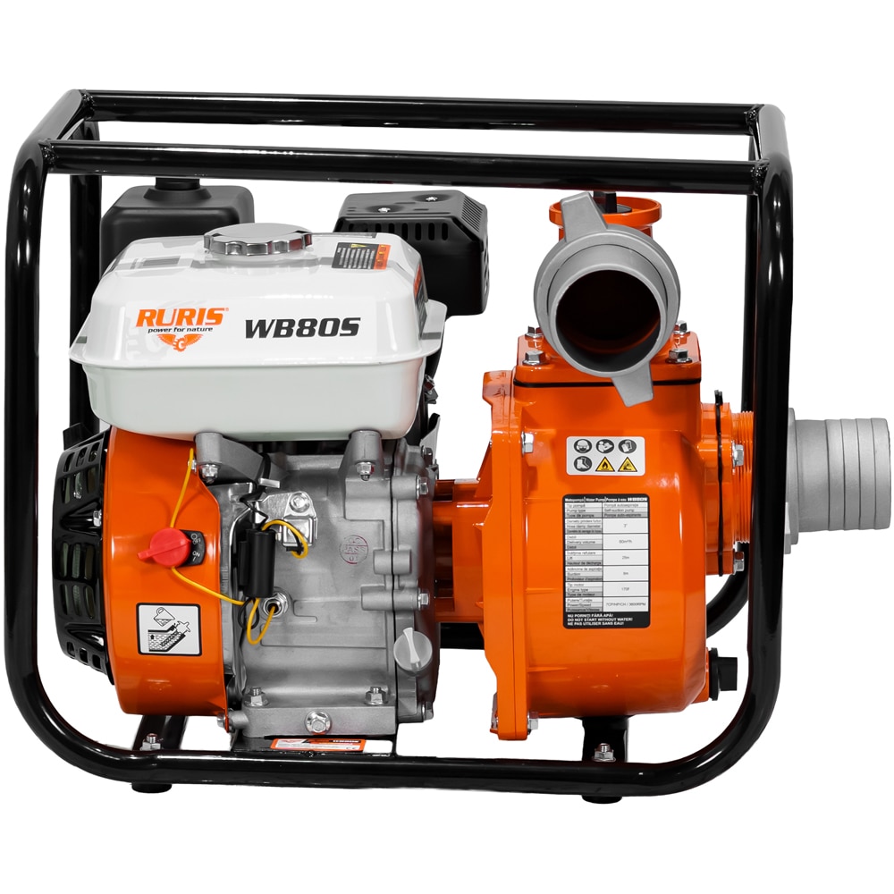 Motopompa Ruris WB 80S, 4 timpi, 7 CP, 48 m/h