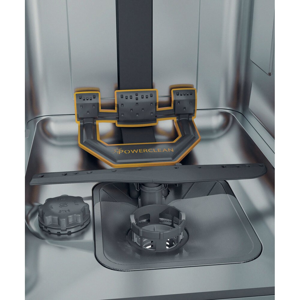 Masina de spalat vase incorporabila WHIRLPOOL WH3UC10BS7A0X, 6th Sense, 10 seturi, 9 programe, 45 cm, Clasa C, inox