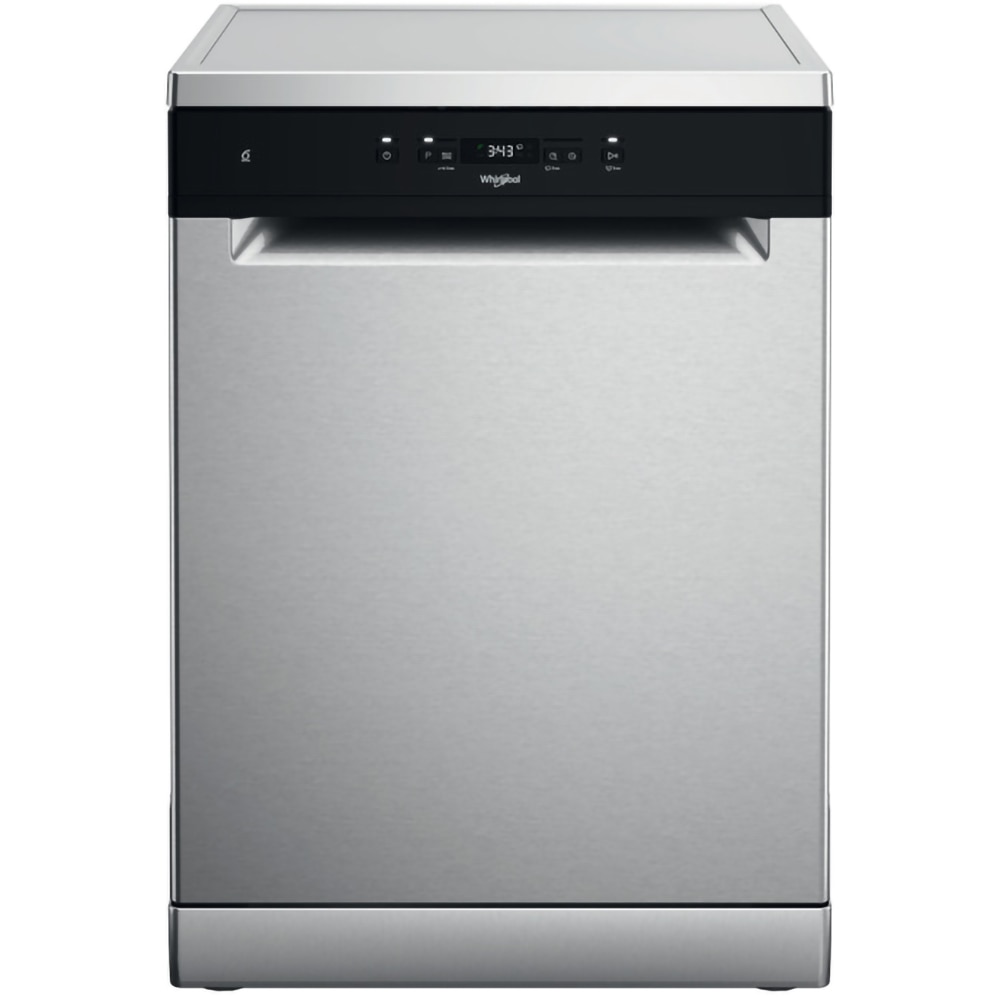 Masina de spalat vase independenta WHIRLPOOL WH4FFA14BN6X, 6th Sense, 14 seturi, 8 programe, 60 cm, Clasa A, inox