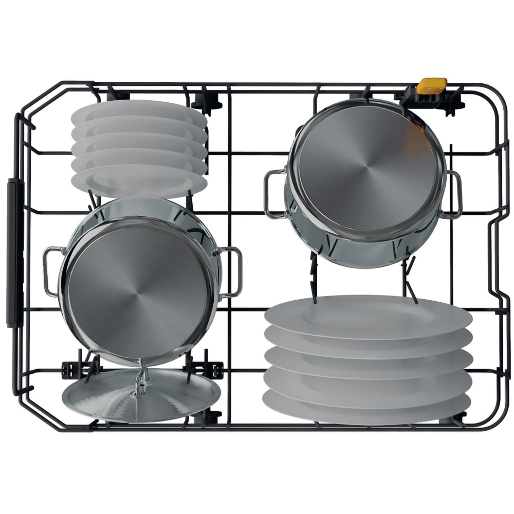 Masina de spalat vase incorporabila WHIRLPOOL WH6UC11BS7A0X, 6th Sense, 11 seturi, 9 programe, 45 cm, Clasa C, inox