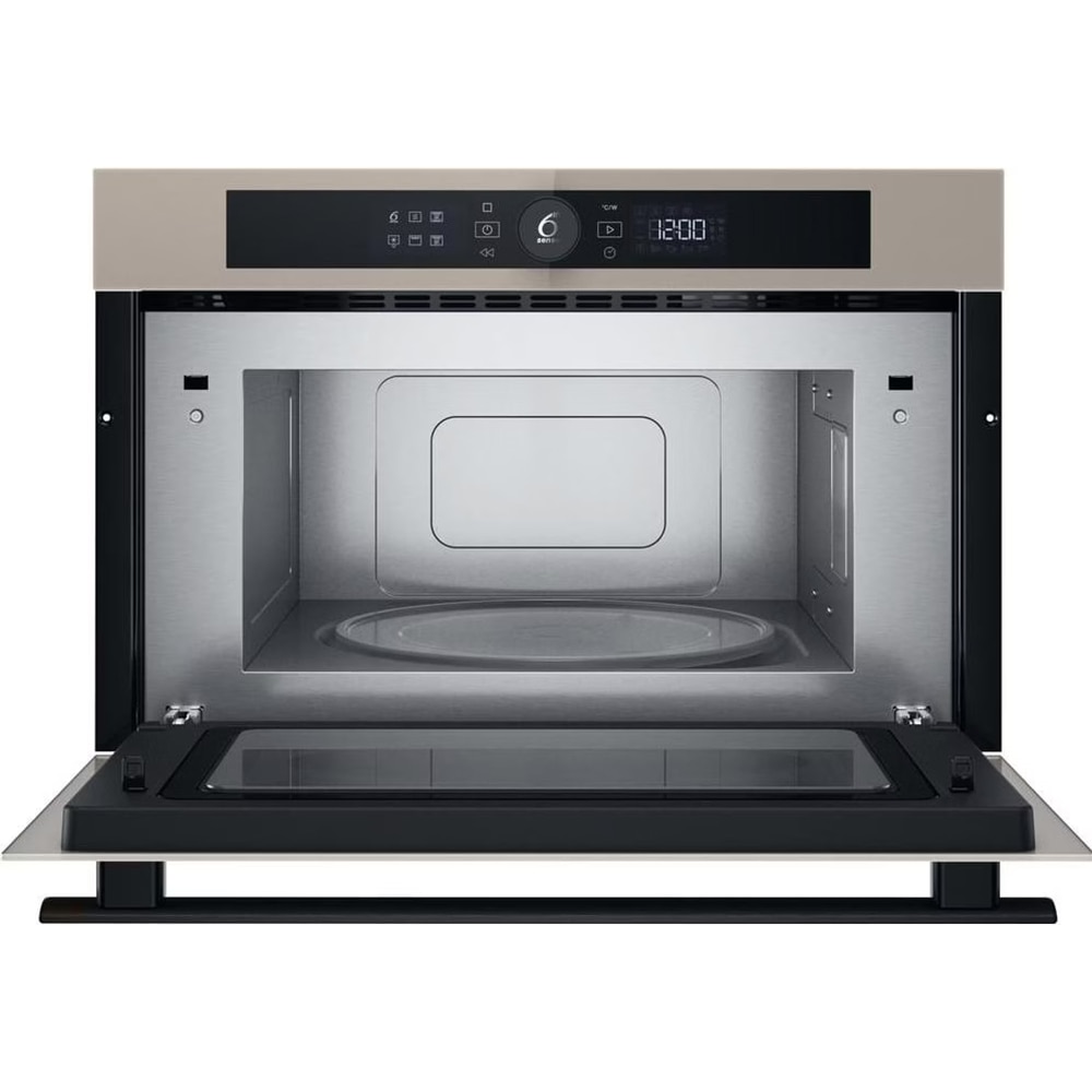 Cuptor cu microunde incorporabil WHIRLPOOL WMD44ME, 6th Sense, 31l, 1000W, Grill, bej