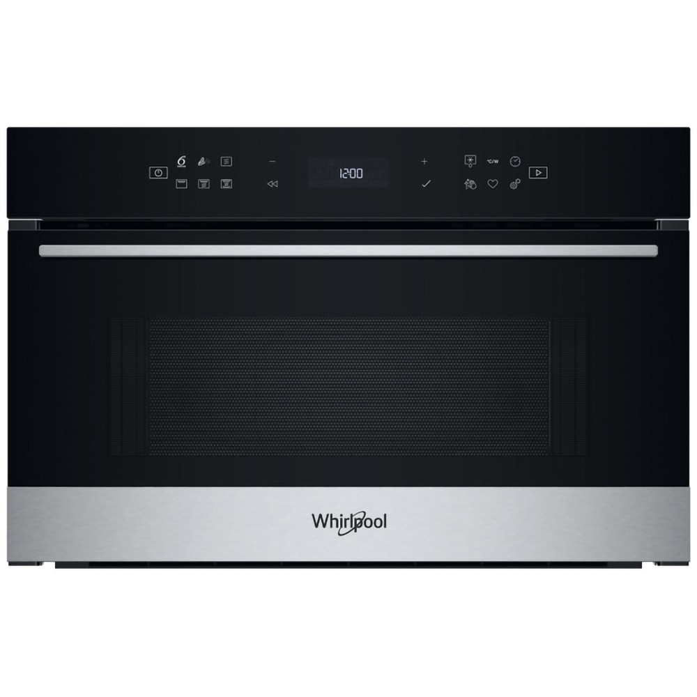 Cuptor cu microunde incorporabil WHIRLPOOL WMD7O4TX, 6th Sense, 31l, 1000W, Grill, inox