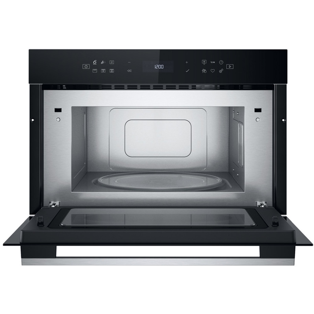 Cuptor cu microunde incorporabil WHIRLPOOL WMD7O4TX, 6th Sense, 31l, 1000W, Grill, inox