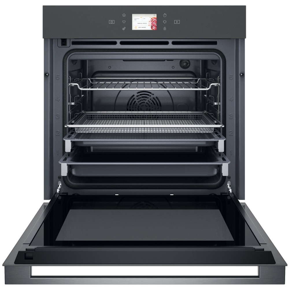 Cuptor incorporabil WHIRLPOOL WOI118PT2SSMA, Electric, Autocuratare pirolitica + hidrolitica, 73 l, Clasa A+, 6th Sense, gri mat