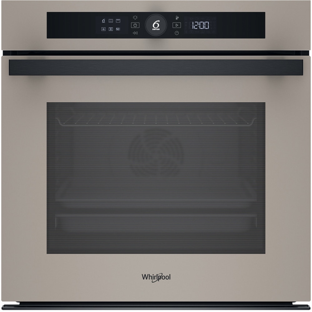 Cuptor incorporabil WHIRLPOOL WOI4S8CM1SEA, Electric, Autocuratare catalitica, 73 l, Clasa A+, 6th Sense, bej