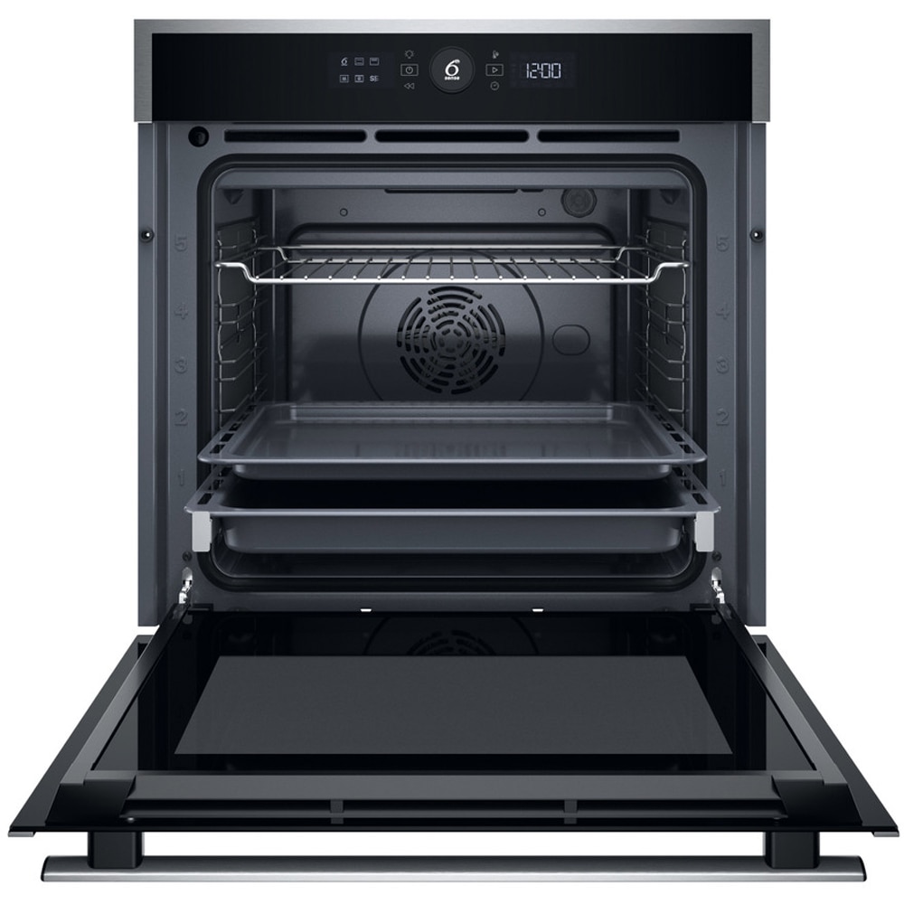 Cuptor incorporabil WHIRLPOOL WOI4S8CM1SXA, Electric, Autocuratare catalitica, 73 l, Clasa A+, 6th Sense, inox