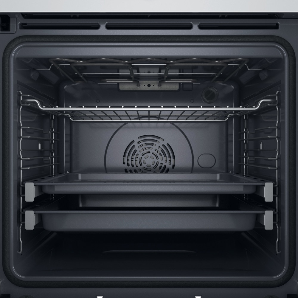 Cuptor incorporabil WHIRLPOOL WOI5S8PM2SWA, Electric, Autocuratare pirolitica + hidrolitica, 73 l, Clasa A+, 6th Sense, alb