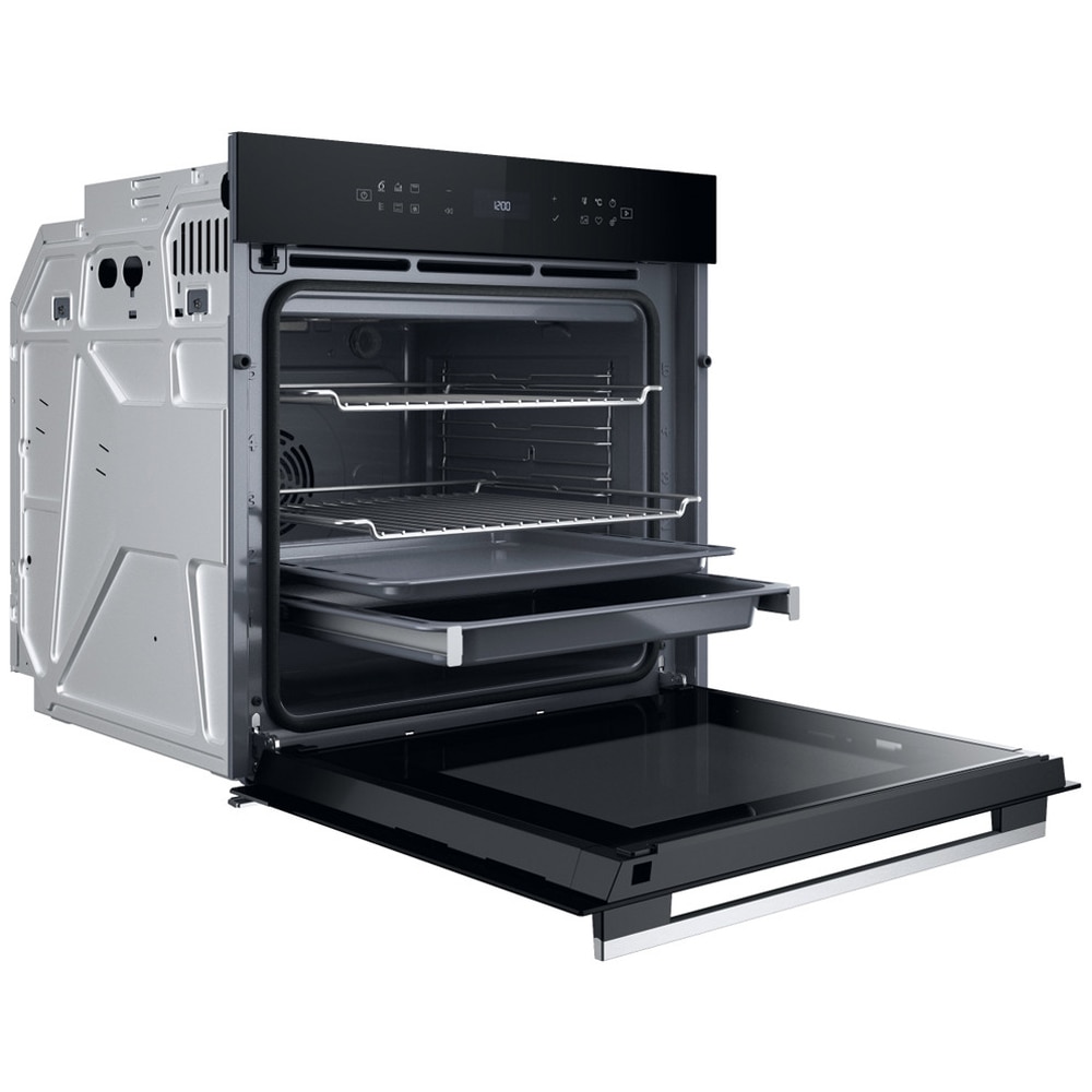 Cuptor incorporabil WHIRLPOOL WOI78PT1SXA, Electric, Autocuratare pirolitica + hidrolitica, 73 l, Clasa A+, 6th Sense, inox