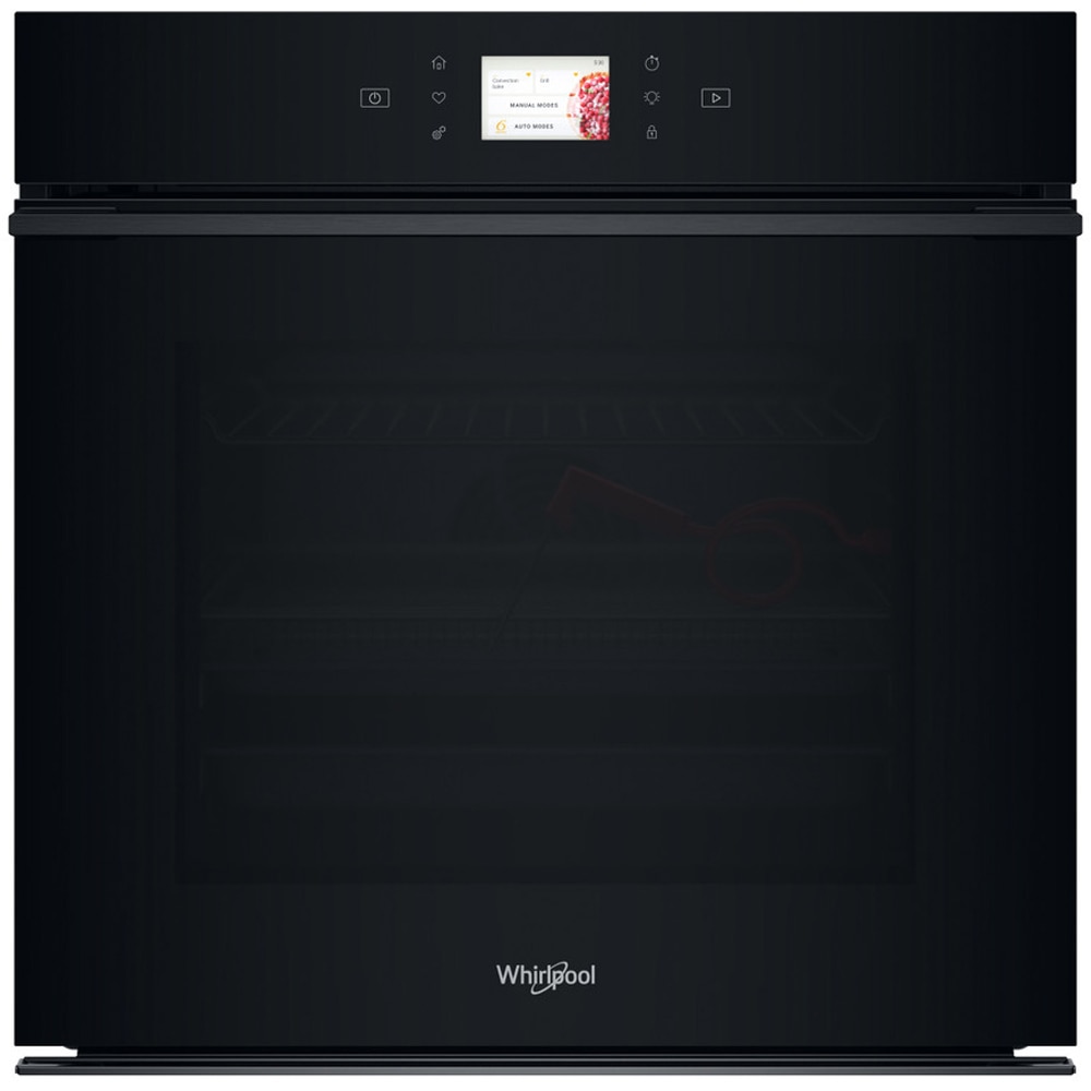 Cuptor incorporabil WHIRLPOOL WOI98MPT2SBA, Electric, Autocuratare pirolitica + hidrolitica, 73 l, Clasa A+, 6th Sense, negru