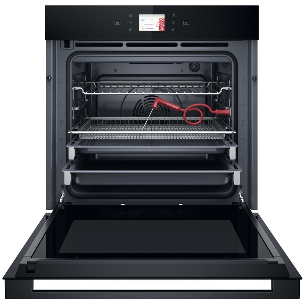 Cuptor incorporabil WHIRLPOOL WOI98MPT2SBA, Electric, Autocuratare pirolitica + hidrolitica, 73 l, Clasa A+, 6th Sense, negru