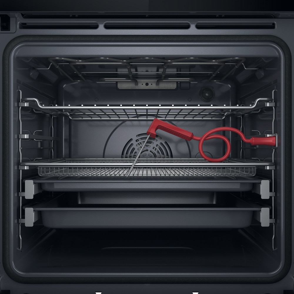 Cuptor incorporabil WHIRLPOOL WOI98MPT2SBA, Electric, Autocuratare pirolitica + hidrolitica, 73 l, Clasa A+, 6th Sense, negru