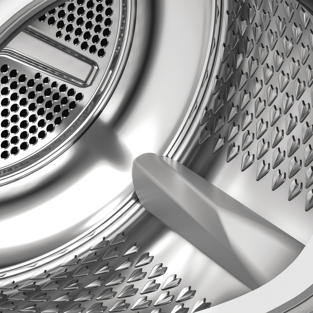 Uscator de rufe WHIRLPOOL WP E12X WBS EE, 6th Sense, Pompa de caldura, 12 kg, 15 programe, Clasa E, Wi-Fi, alb