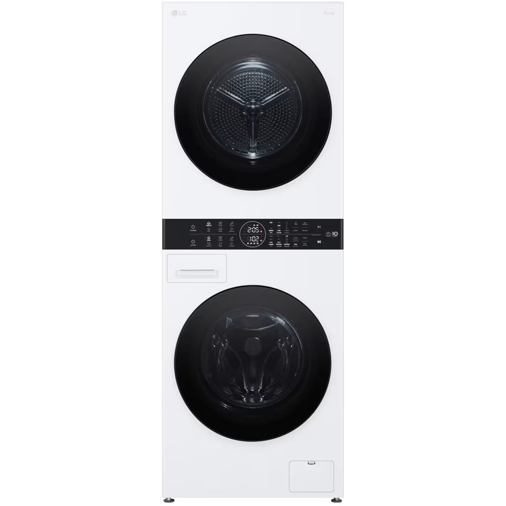 Masina de spalat rufe frontala cu uscator LG WashTower WT1210WWF, 12/10 kg, 1400 rpm, Clasa A/C, Wi-Fi, alb