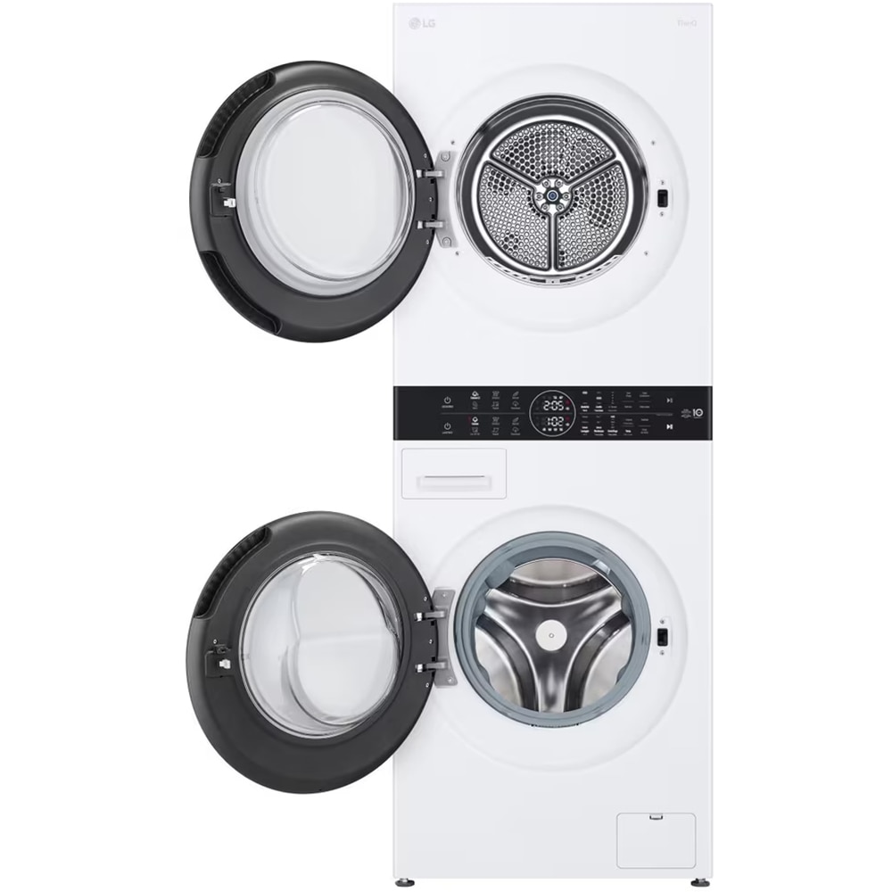 Masina de spalat rufe frontala cu uscator LG WashTower WT1210WWF, 12/10 kg, 1400 rpm, Clasa A/C, Wi-Fi, alb