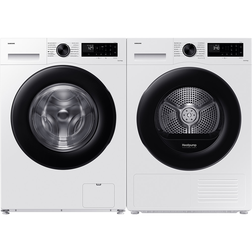 Masina de spalat rufe frontala SAMSUNG WW10FG5U34AELE, AI EcoBubble, 10 kg, 1400rpm, Clasa A, alb