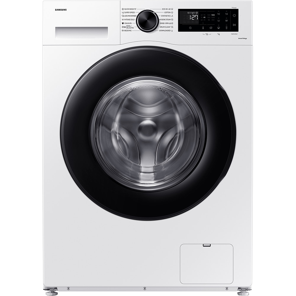 Masina de spalat rufe frontala SAMSUNG WW10FG5U34AELE, AI EcoBubble, 10 kg, 1400rpm, Clasa A, alb