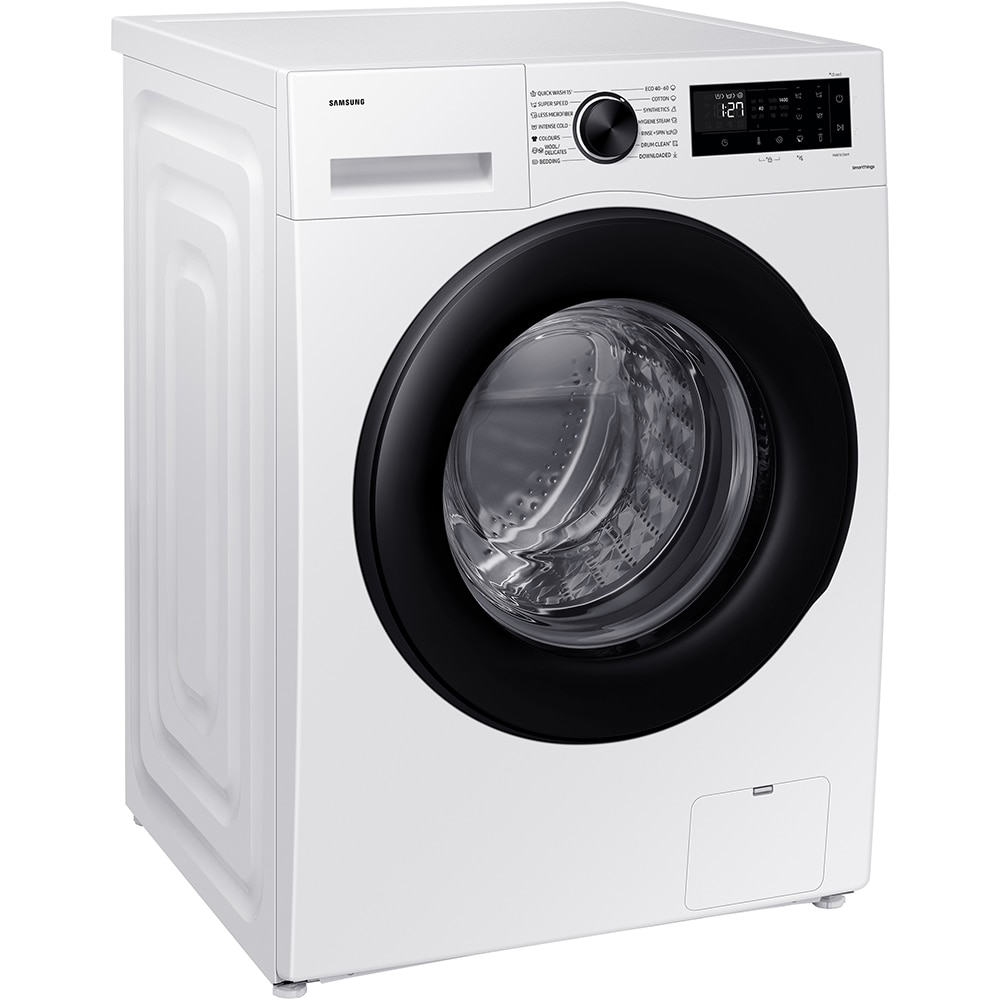 Masina de spalat rufe frontala SAMSUNG WW10FG5U34AELE, AI EcoBubble, 10 kg, 1400rpm, Clasa A, alb