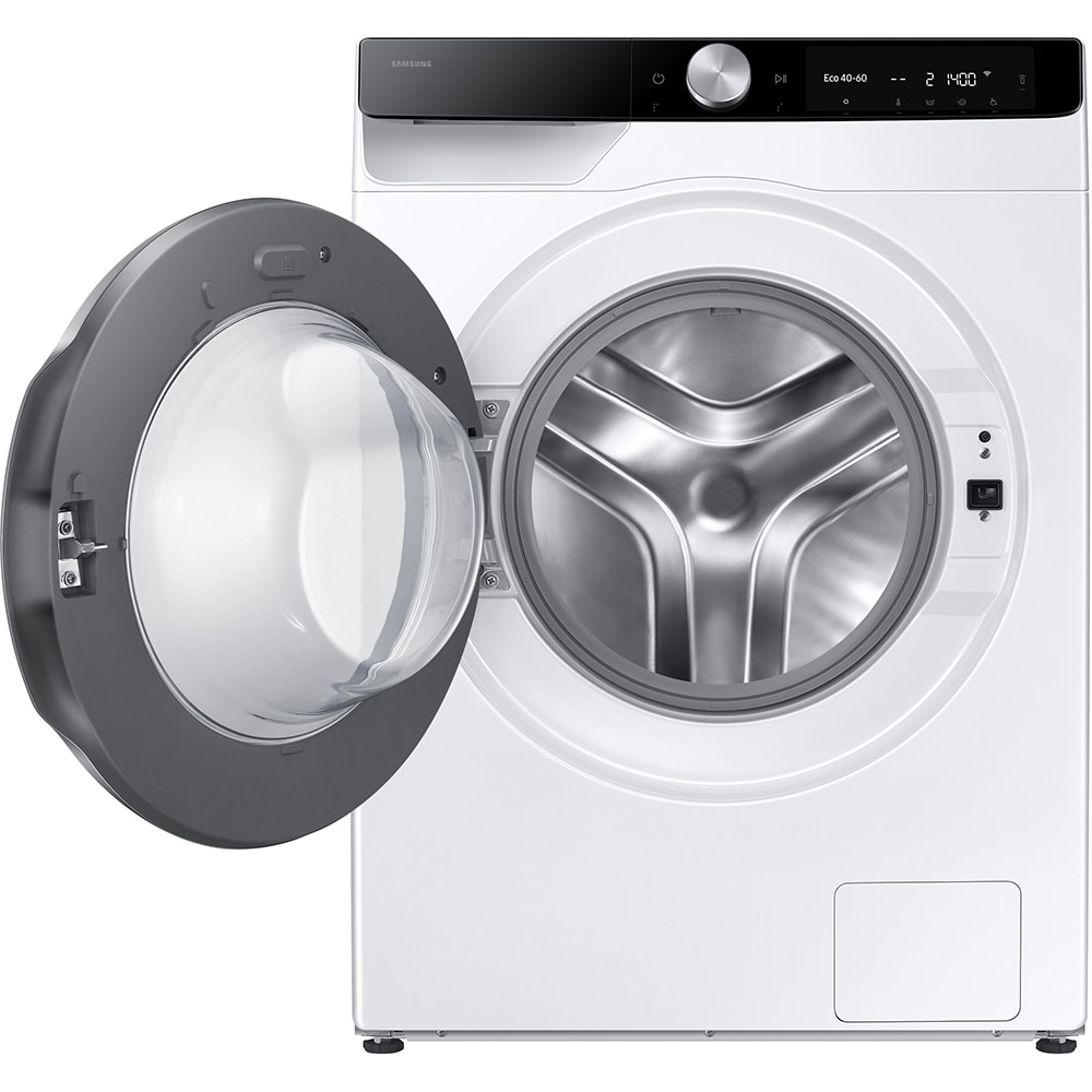 Masina de spalat rufe frontala SAMSUNG WW10FG6U34LKU4, AI EcoBubble, 10 kg, 1400rpm, Clasa A, alb