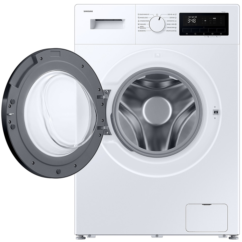 Masina de spalat rufe frontala SAMSUNG WW90FG3M05AWLF, Steam, 9 kg, 1400rpm, Clasa A, alb