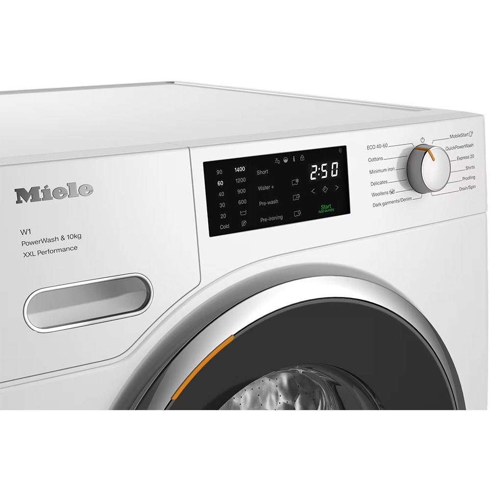 Masina de spalat rufe frontala MIELE WWK360 WCS, 10 kg, 1400rpm, Clasa A, alb