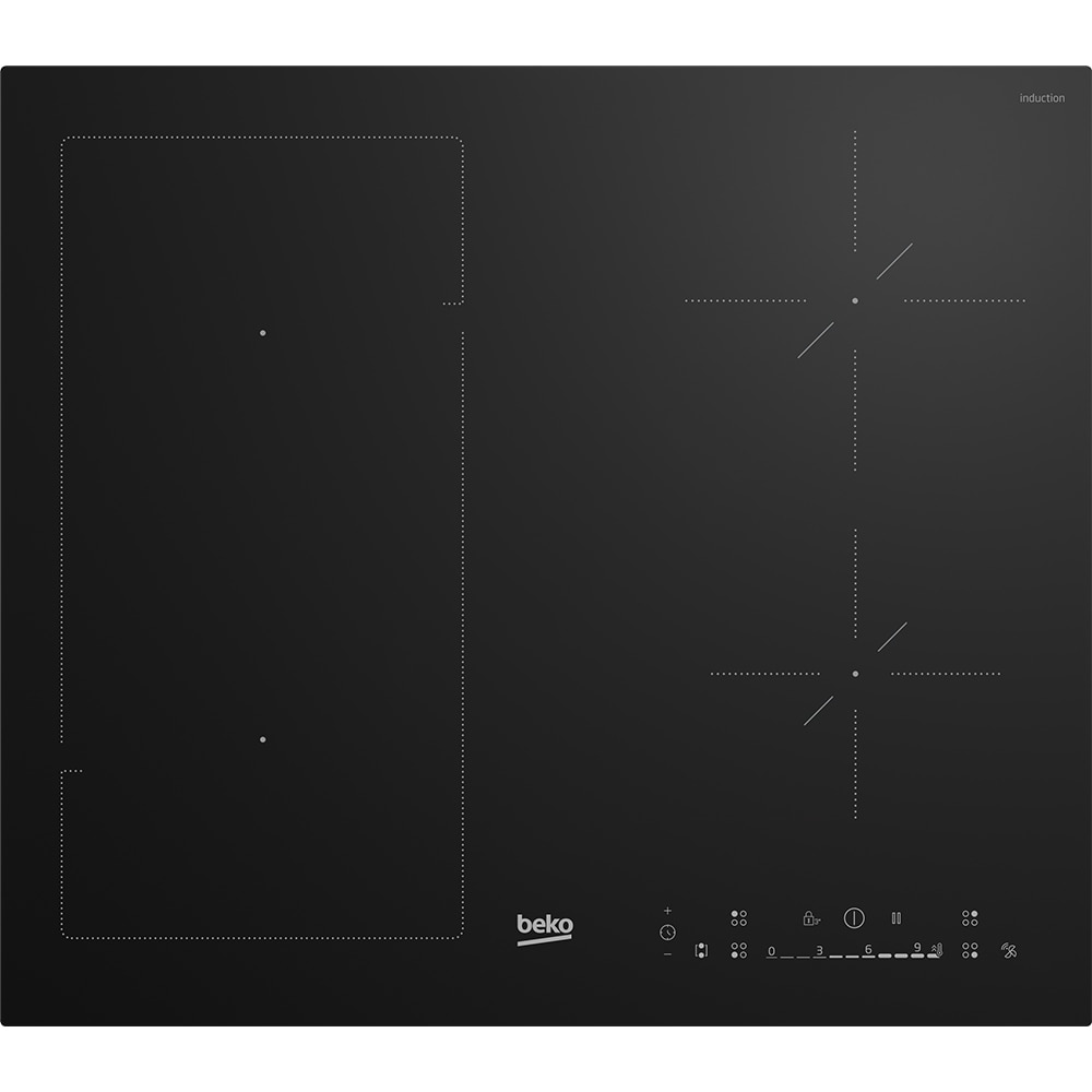 Plita incorporabila BEKO XHII64600SAFT, Inductie, 4 arzatoare, Touch Control, negru