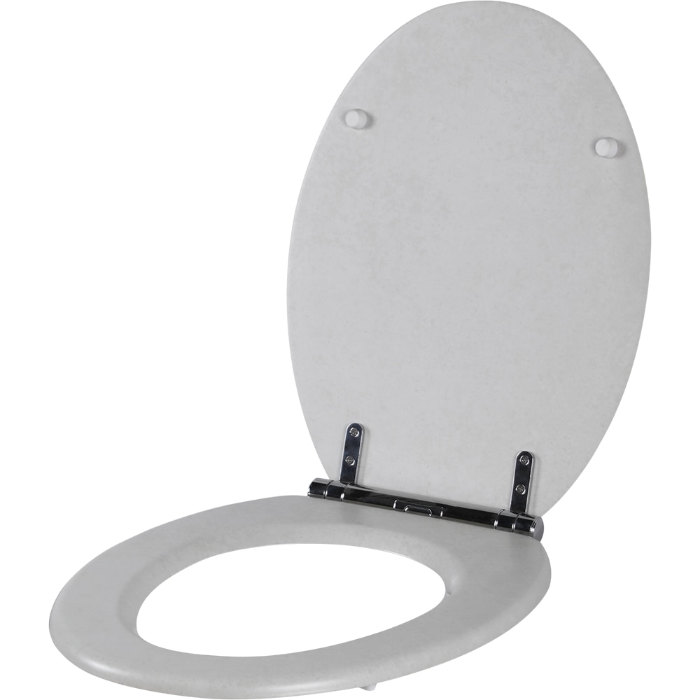 Capac WC GOODHOME Pilica YMD328UK10, inchidere lenta, duroplast, alb