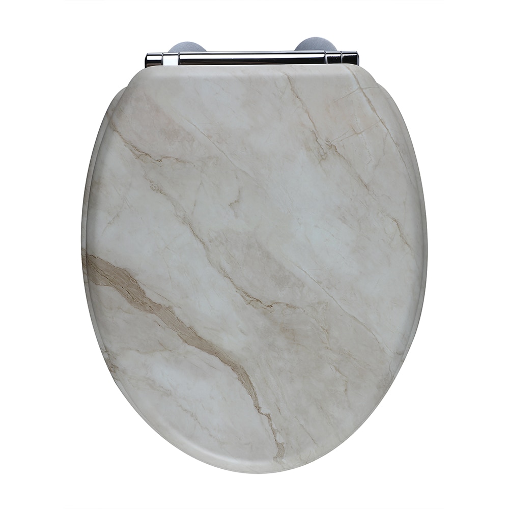 Capac WC GOODHOME Pilica YMD328UK13, inchidere lenta, duroplast, bej