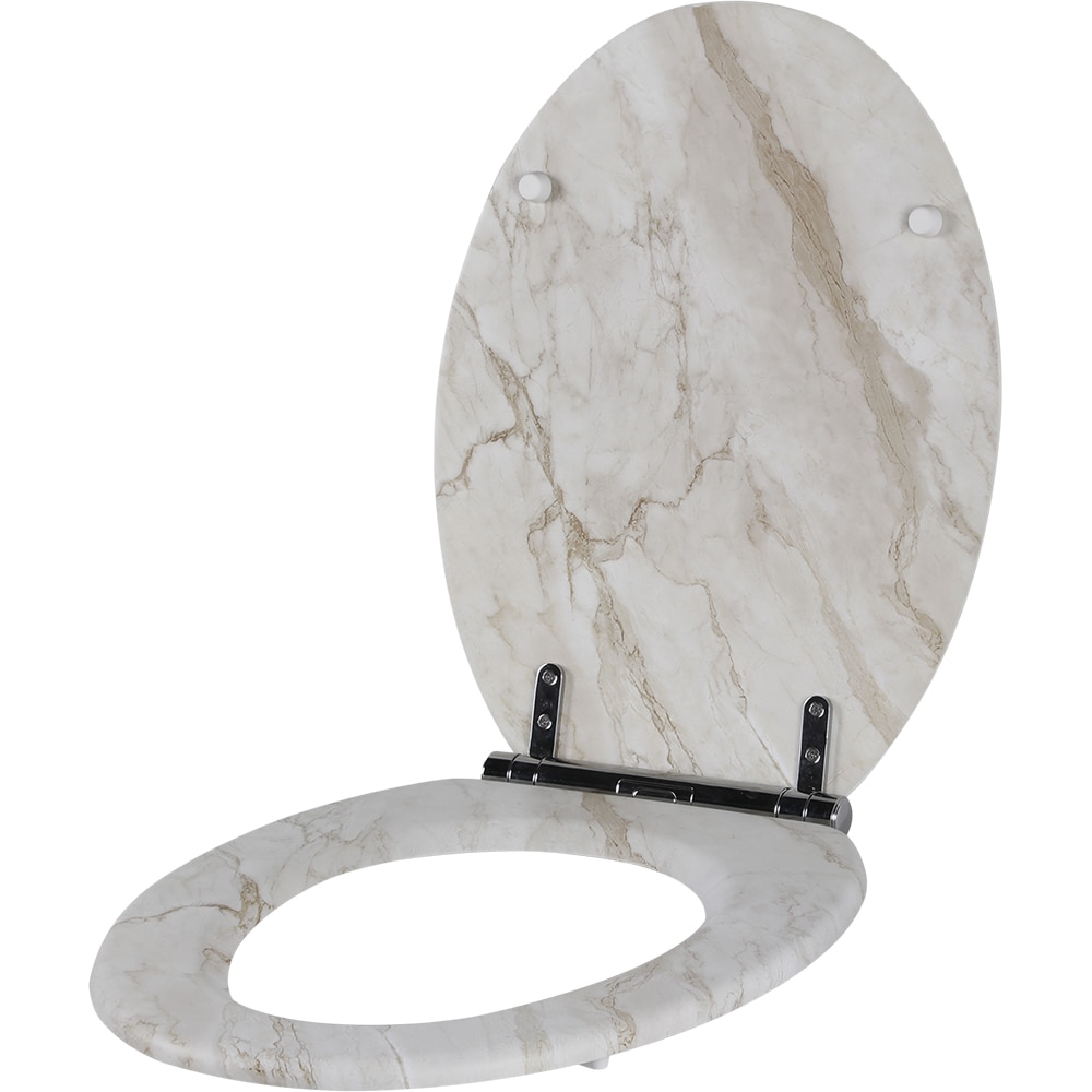 Capac WC GOODHOME Pilica YMD328UK13, inchidere lenta, duroplast, bej