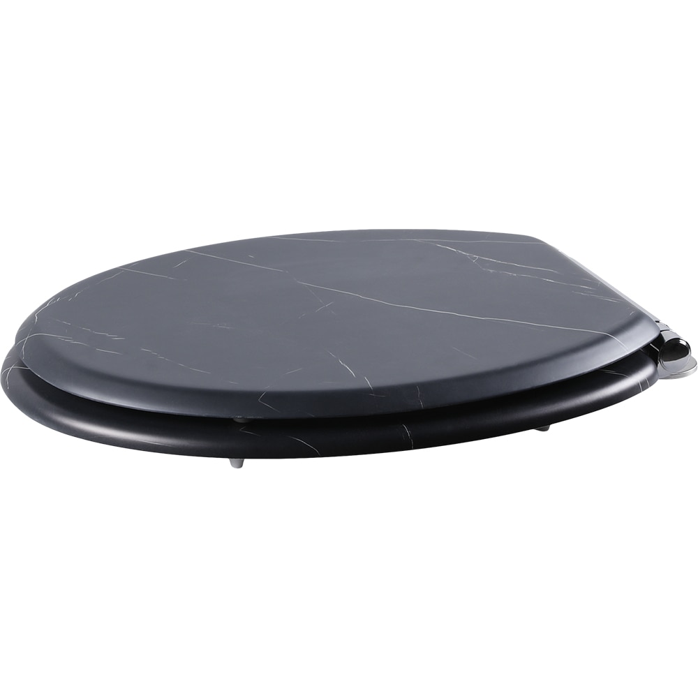 Capac WC GOODHOME Pilica YMD328UK14, inchidere lenta, duroplast, negru