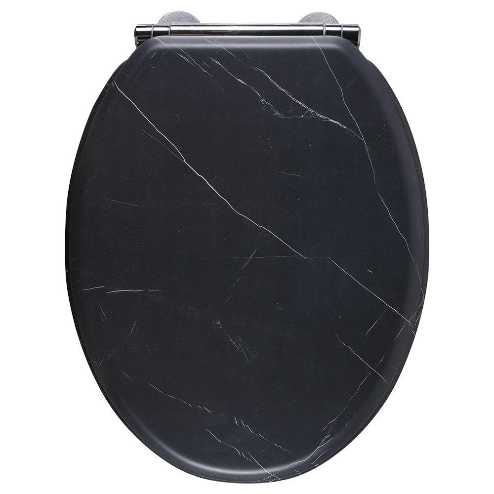 Capac WC GOODHOME Pilica YMD328UK14, inchidere lenta, duroplast, negru