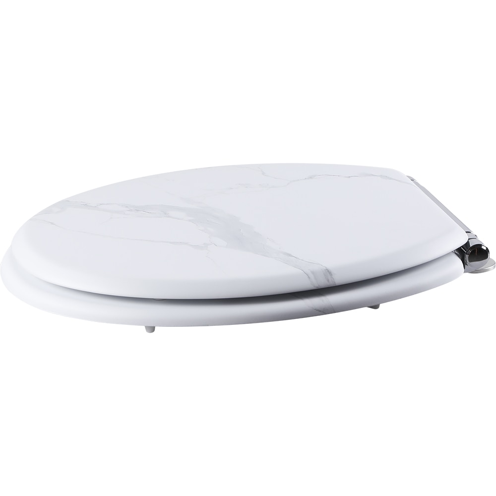 Capac WC GOODHOME Pilica YMD328UK15, inchidere lenta, duroplast, alb