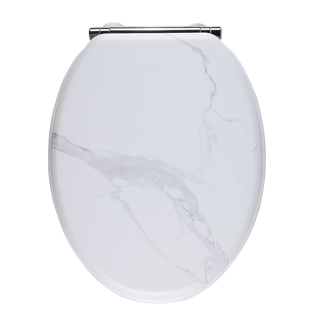 Capac WC GOODHOME Pilica YMD328UK15, inchidere lenta, duroplast, alb