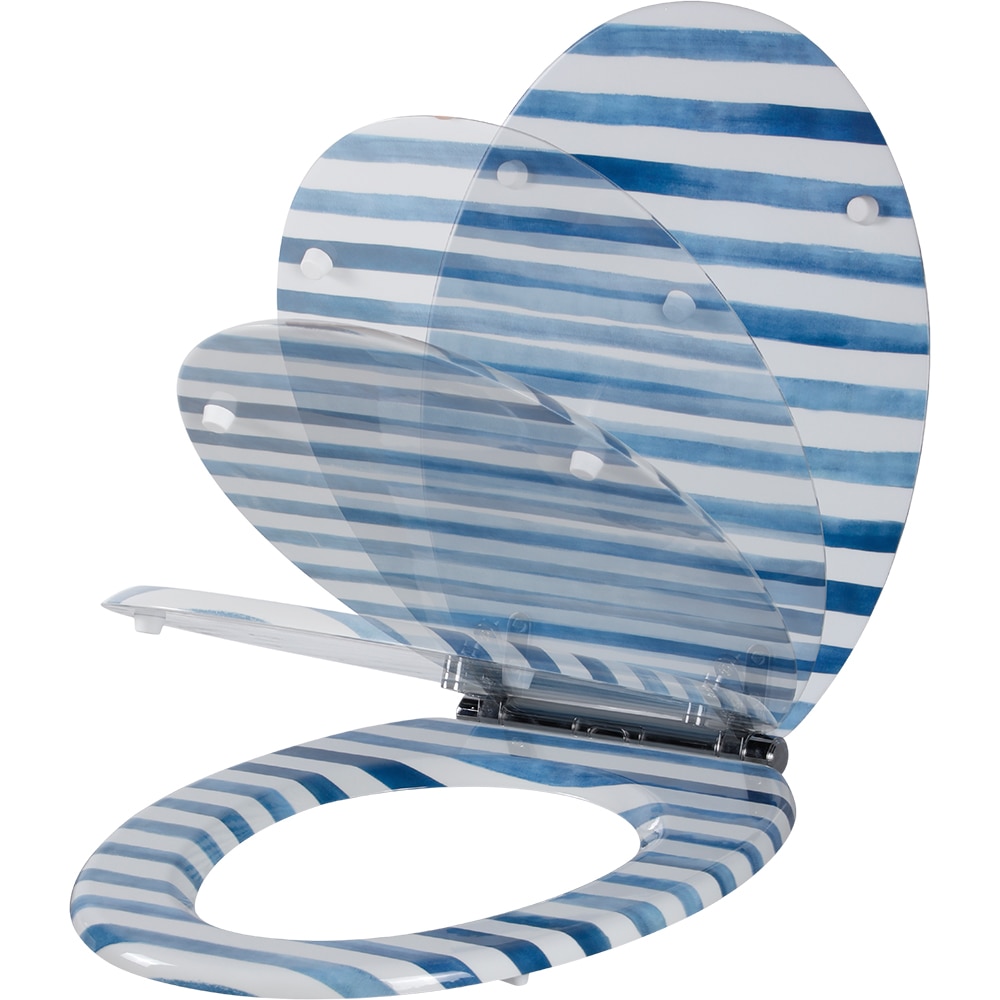 Capac WC GOODHOME Pilica YMD328UK16, inchidere lenta, duroplast, alb