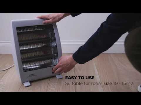 Radiator electric QH-1000D, 2 trepte putere, 1000W, alb