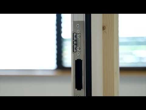 Usa de exterior pentru casa, metalica, alb, dreapta, 205 x 88 cm  Fortia Cecina