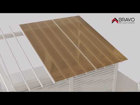 Placa policarbonat 10 mm, Bronz, 600 x 210 cm, 12,6 mp