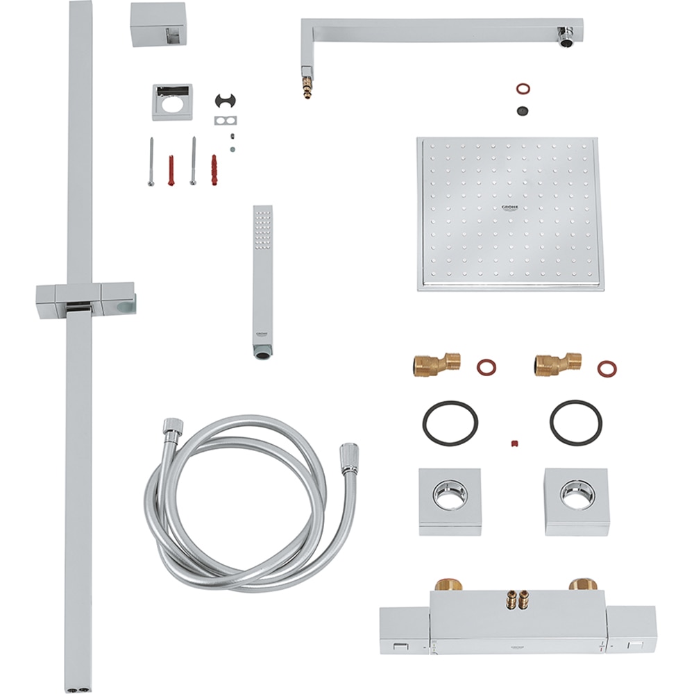 Sistem dus GROHE Euphoria Cube XXL 230 26087000, termostat, 1 functie, crom