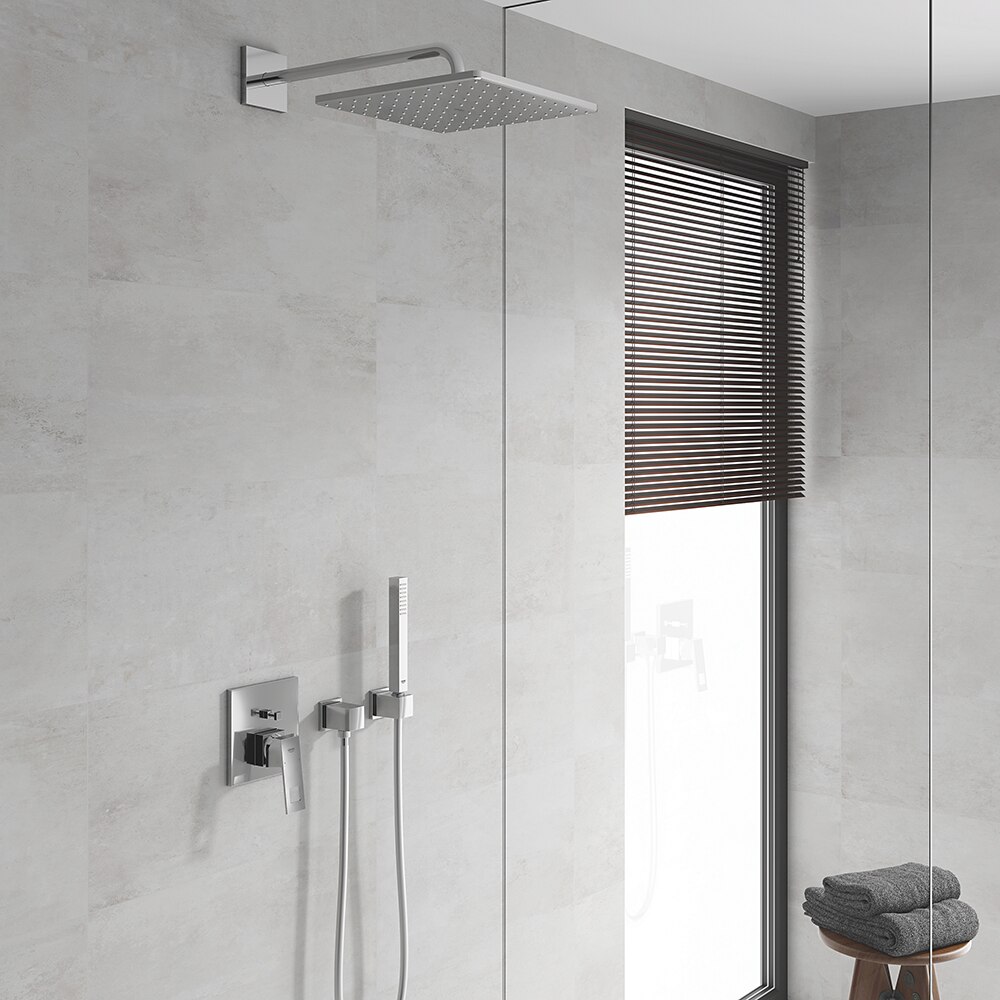 Sistem dus GROHE Eurocube Perfect 25238000, 1 functie, crom