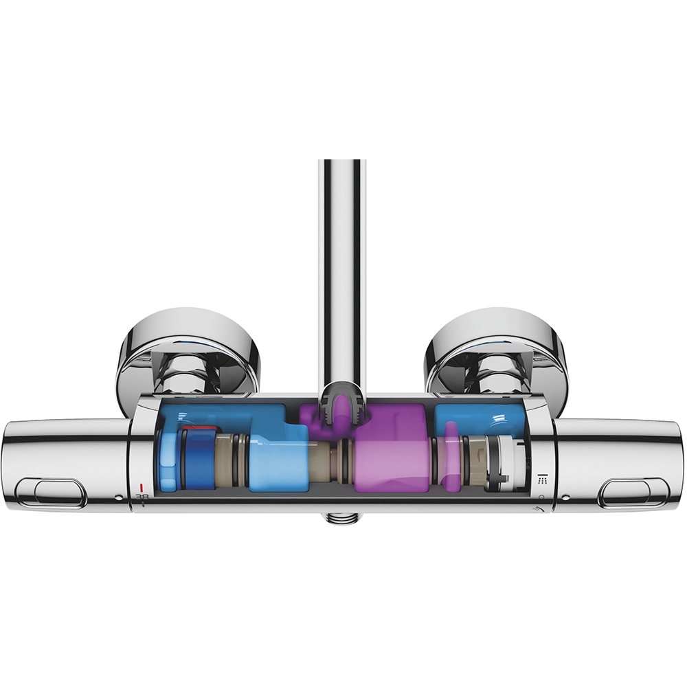 Sistem dus GROHE Euphoria 310 26075001, termostat, 1 functie, crom