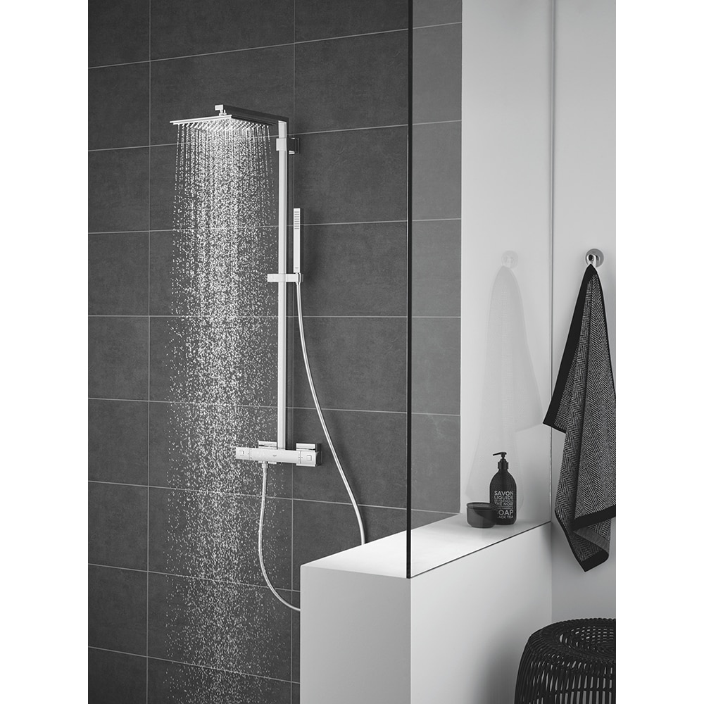 Sistem dus GROHE Euphoria Cube XXL 230 26087000, termostat, 1 functie, crom